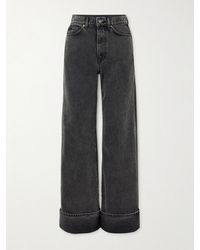 Veronica Beard - Taylor High-Rise Wide-Leg Jeans - Lyst