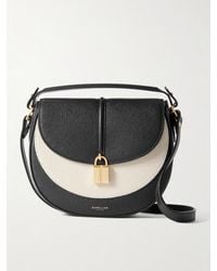 DeMellier London - The Siena Saddle Schultertasche Aus Leder Und Canvas - Lyst