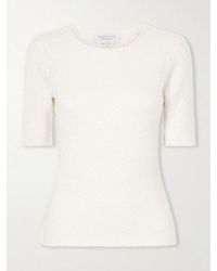 Gabriela Hearst - Valentia Knitted Silk T-Shirt - Lyst