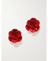 Jennifer Behr - Chaya Ohrringe Mit Goldfarbenen Details Und Emaille - Lyst