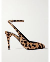 Alaïa - 90 Leopard-Print Calf Hair Pumps - Lyst