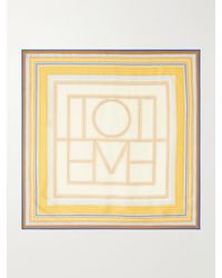 TOTEME - Printed Silk-Twill Scarf - Lyst