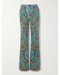 Etro - Paisley-Print Flared Jeans - Lyst