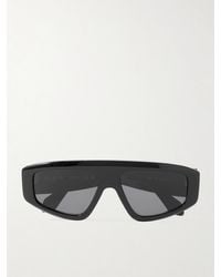 Alaïa - Mask D-Frame Acetate Sunglasses - Lyst