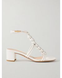 Gianvito Rossi - Capua 55 Braided Leather Sandals - Lyst