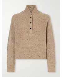 Co. - Cropped Wool And Cashmere-Blend Turtleneck Sweater - Lyst