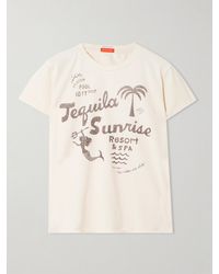 Mother - The Boxy Goodie Goodie Printed Cotton-Blend Jersey T-Shirt - Lyst