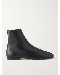 TOTEME - Contour Leather Ankle Boots - Lyst
