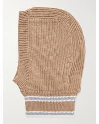 Fusalp - Striped Ribbed Wool Balaclava - Lyst