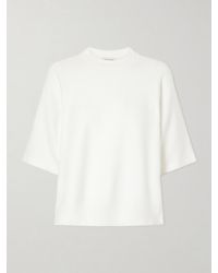 Twp - Mock-Neck Cotton-Jersey T-Shirt - Lyst