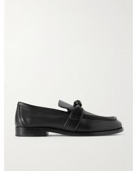 Bottega Veneta - Astaire Knotted Leather Loafers - Lyst
