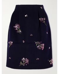 ShuShu/Tong - Sequin-Embellished Wool Midi Skirt - Lyst