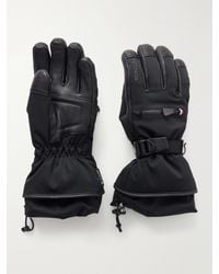 Moncler - Leather-Trimmed Gore-Tex Ski Gloves - Lyst