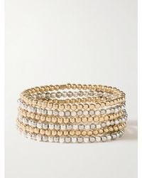 Roxanne Assoulin - Mixed Metals Set Of Six And-Tone Bracelets - Lyst