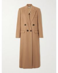 Stella McCartney - Doppelreihiger Oversized-Mantel Aus Wolle - Lyst