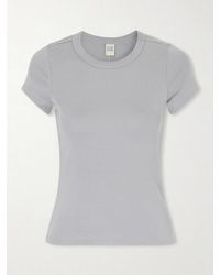 Flore Flore - Car Baby Tee Ribbed Organic Cotton-Jersey T-Shirt - Lyst