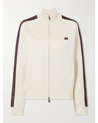 Wales Bonner - Tide Logo-Embroidered Knitted Jacket - Lyst
