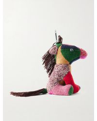The Elder Statesman - Pony Patchwork Cashmere Keychain - Lyst