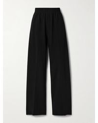 FFORME - Maud Hose Mit Weitem Bein Aus Crêpe Aus Einer Wollmischung - Lyst