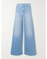 Mother - The Patch Pocket Undercover Sneak Hoch Sitzende Jeans Mit Weitem Bein - Lyst