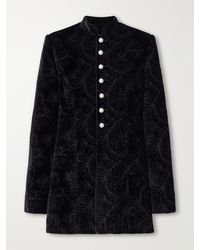 Ann Demeulemeester - Yana Paisely-Embroidered Velvet Jacket - Lyst