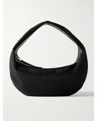 KHAITE - Sac Porté Épaule En Tissu Technique À Finitions En Cuir Texturé Olivia Sport Medium - Lyst