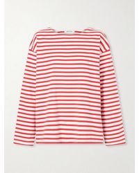 Matteau - Breton Striped Cotton-Jersey T-Shirt - Lyst