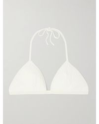 Eres - The Vogue Extra Grosgrain-Trimmed Jacquard Triangle Halterneck Bikini Top - Lyst
