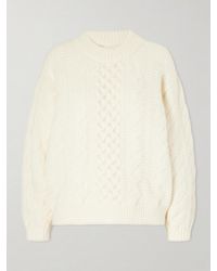 Doen - Hallstatt Cable-Knit Wool And Cashmere-Blend Sweater - Lyst