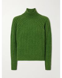 Allude - Ribbed Cashmere Turtleneck Sweater - Lyst