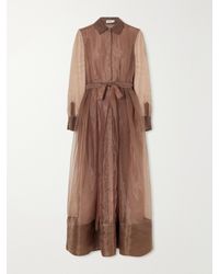 Jonathan Simkhai - Montgomery Belted Organza Gown - Lyst