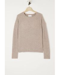 Allude Rippstrickpullover Aus Kaschmir - Grau