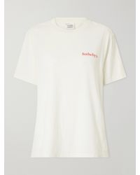 FRAME - Sotheby's Printed Cotton-Jersey T-Shirt - Lyst