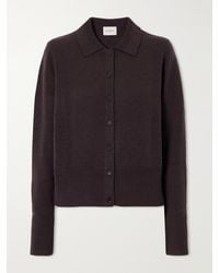 LeKasha - Fraga Ribbed Cashmere Cardigan - Lyst