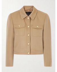 Nili Lotan - Edna Cropped Wool-Gabardine Jacket - Lyst