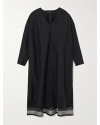 JOSEPH - Dalamo Embroidered Cotton-Blend Midi Dress - Lyst