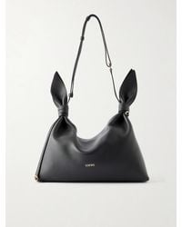 Loewe - Scarf Medium Knotted Leather Shoulder Bag - Lyst