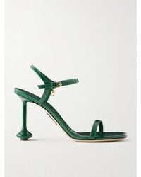 Loewe - Toy 90 Croc-Effect Leather Sandals - Lyst