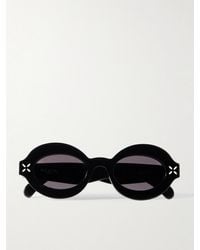 Alaïa - Oval-Frame Acetate Sunglasses - Lyst