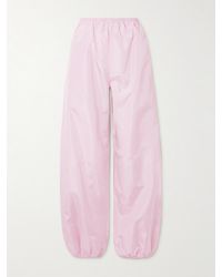 Alaïa - Silk-Taffeta Balloon Track Pants - Lyst
