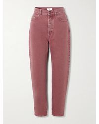 Chloé - Organic Mid-Rise Tapered Jeans - Lyst