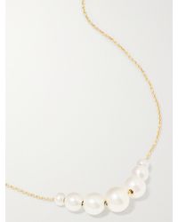 Sophie Bille Brahe - Grand Orangerie De Perle 14-Karat Pearl Necklace - Lyst