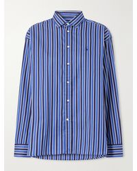 Polo Ralph Lauren - Striped Cotton-Poplin Shirt - Lyst