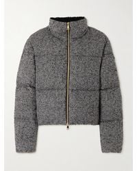 Moncler - Brezesse Quilted Wool-Blend Bouclé Down Jacket - Lyst