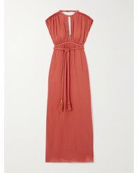 Isabel Marant - Joya Open-Back Braided Cotton-Gauze Maxi Dress - Lyst