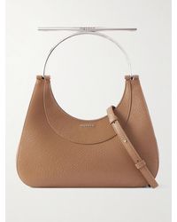 McQueen - T-Bar Tote Aus Strukturiertem Leder Mit Verzierung - Lyst