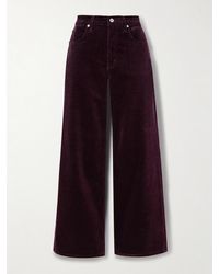 Citizens of Humanity - Annina Cotton-Blend Corduroy Wide-Leg Pants - Lyst