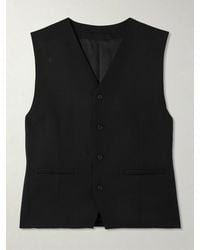 Ssstein - Belted Wool-Gabardine Vest - Lyst