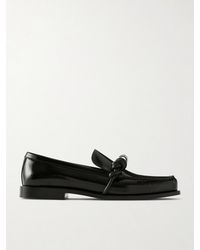 Jil Sander - Knot-Detailed Leather Loafers - Lyst