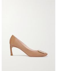 Roger Vivier - Belle Vivier Trompette 70 Embellished Patent-Leather Pumps - Lyst
